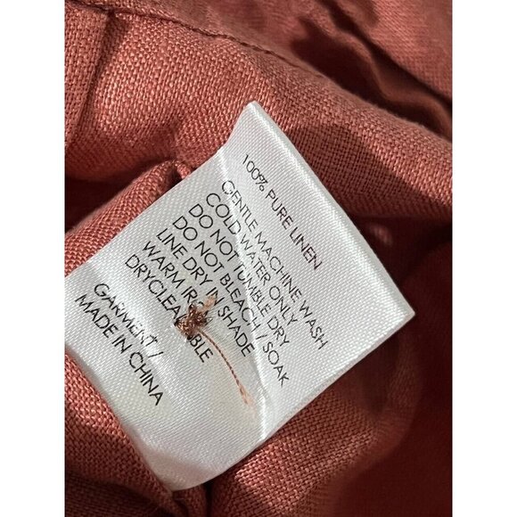 SANCIA Women THE LUCIE SHIRT linen Blouse Button Long Sleeve Reg L A000078 - Picture 8 of 12